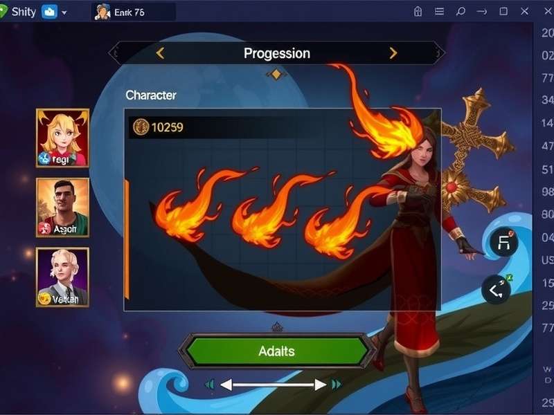 Spicy Storm Dominion Character Selection Screen Spicy Storm Dominion gameplay screenshot showing character selection