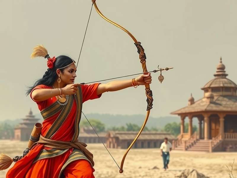 Archery Equipment Traditional Indian archery equipment