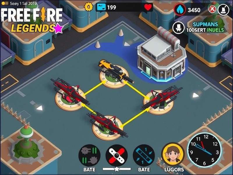 Free Fire Inferno Legends intense battle scene Free Fire Inferno Legends gameplay screenshot