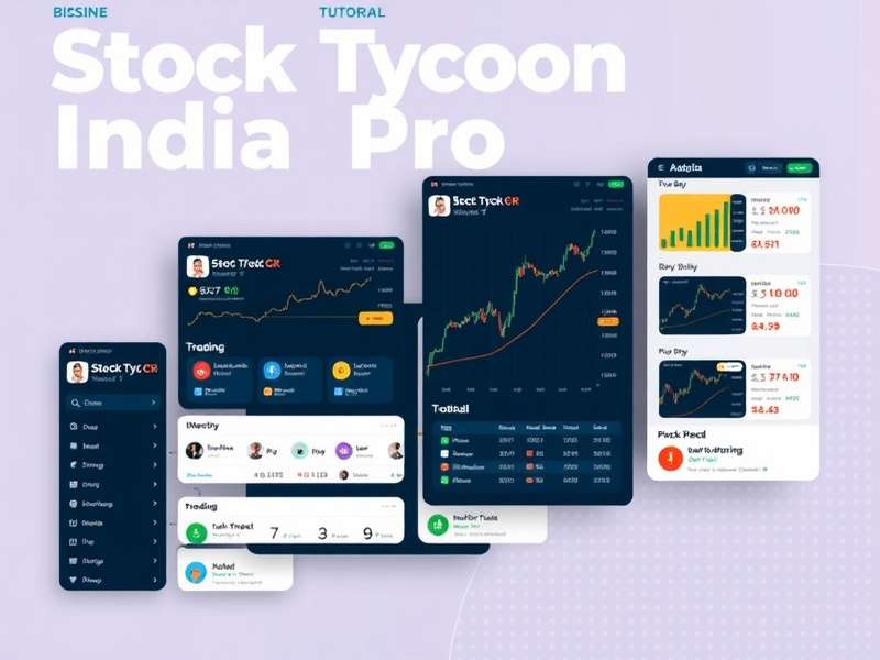 Stock Tycoon India Pro Trading Interface Stock Tycoon India Pro trading interface showing portfolio management tools