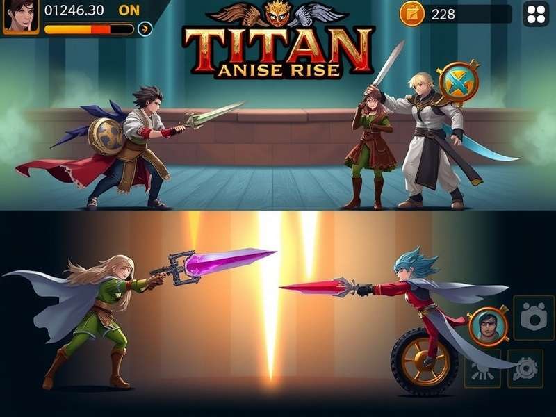 Titan Anise Rise story scene showing character interaction