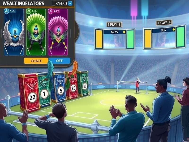 Platinum Peacock Battles Character Selection Character selection screen showing various peacock warriors