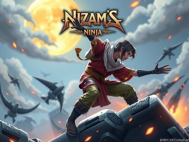Nizam S Ninja - Indian Action Game Nizam S Ninja Game Cover Art
