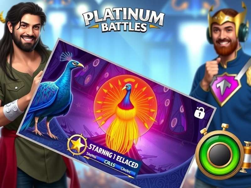 Platinum Peacock Battles Gameplay Platinum Peacock Battles gameplay screenshot showing strategic interface