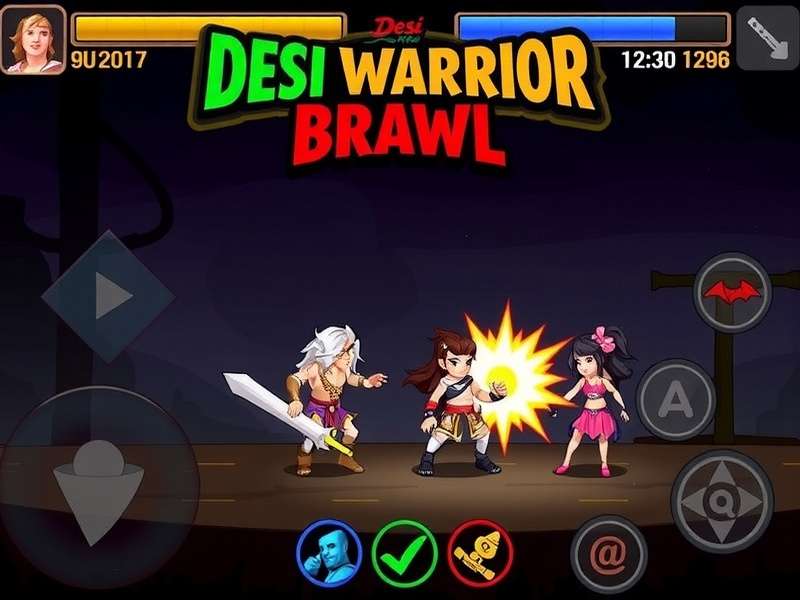 Desi Warrior Brawl Game Banner