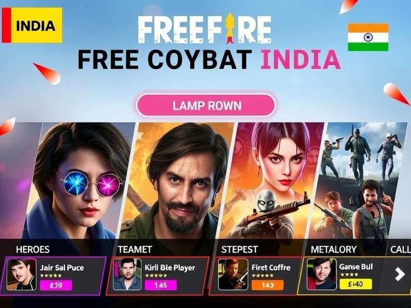 Free Fire Combat India Battle Royale Action Free Fire Combat India gameplay showcasing battle royale action