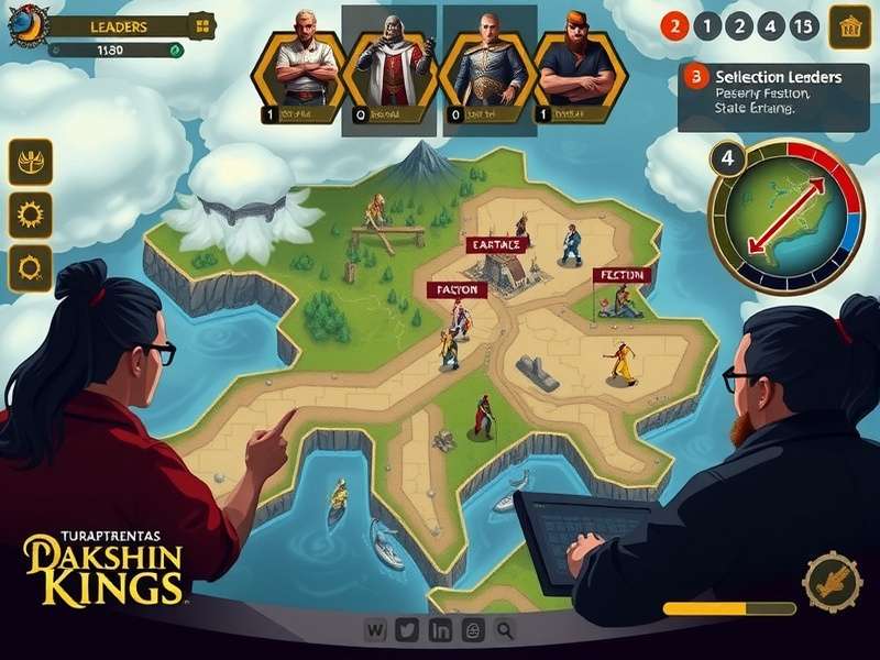 Dakshin Kings Faction Leaders Dakshin Kings character selection screen showing various faction leaders