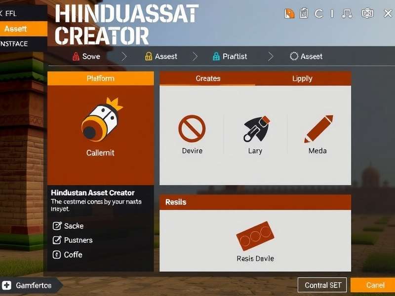 User Interface and Gameplay Elements Hindustan Asset Creator Gameplay Interface