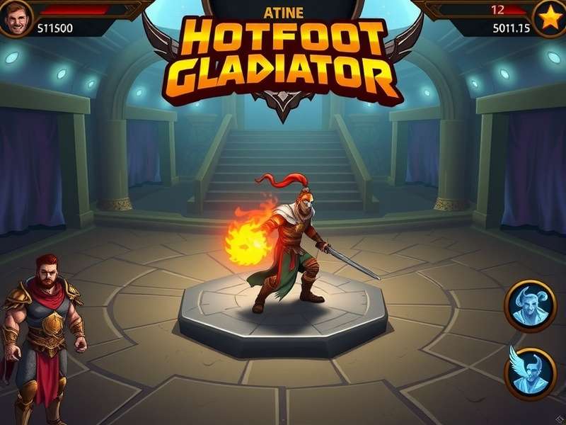 Hotfoot Gladiator Character Selection Hotfoot Gladiator character selection screen