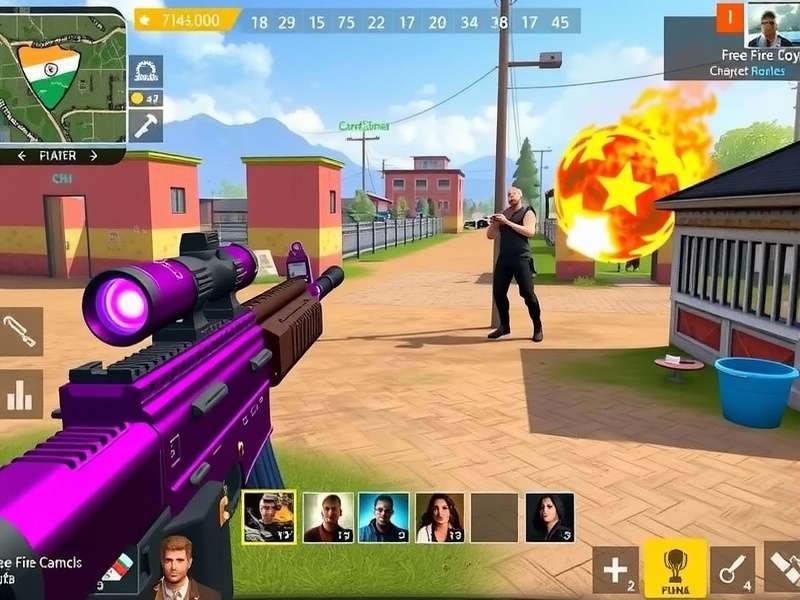 Free Fire Combat India Esports Tournament Free Fire Combat India esports tournament with professional players