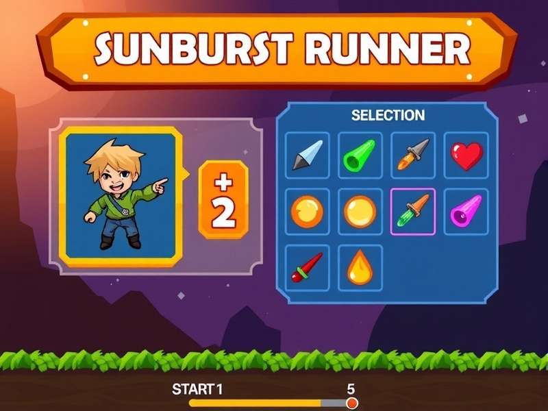 Sunburst Runner Power-up Collection