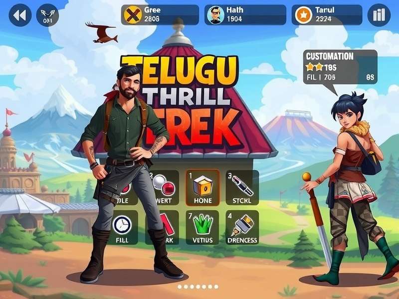 Character Customization in Telugu Thrill Trek Telugu Thrill Trek character customization and inventory management