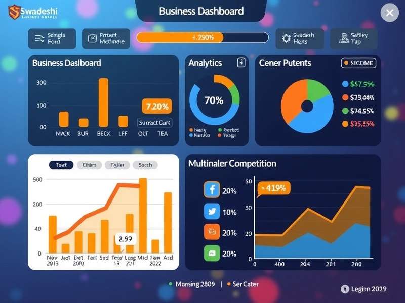 Multiplayer Mode in Swadeshi Business Mogul Swadeshi Business Mogul multiplayer competition interface