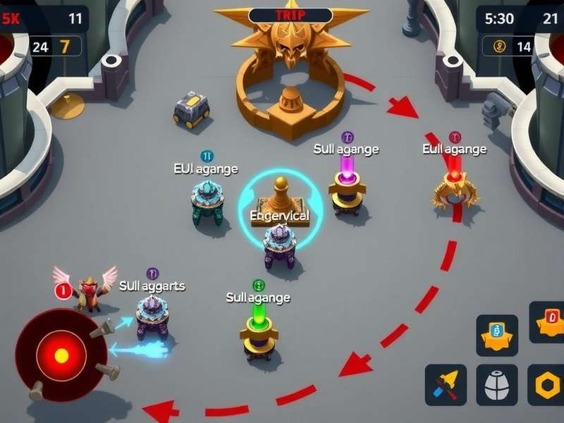 Supreme Defender gameplay screenshot showing tower placement