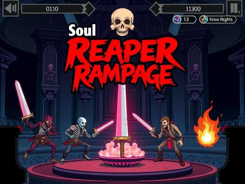 Soul Reaper Rampage Game Main Screen