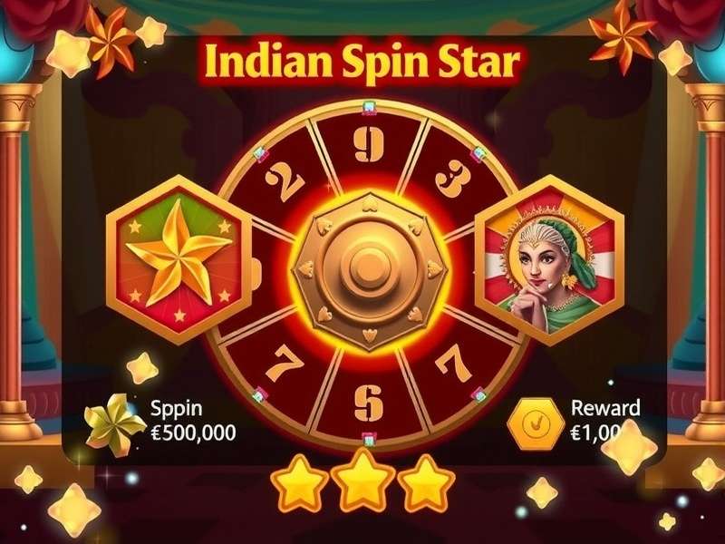 Indian Spin Star Gameplay Interface Indian Spin Star gameplay interface showing spinning mechanics