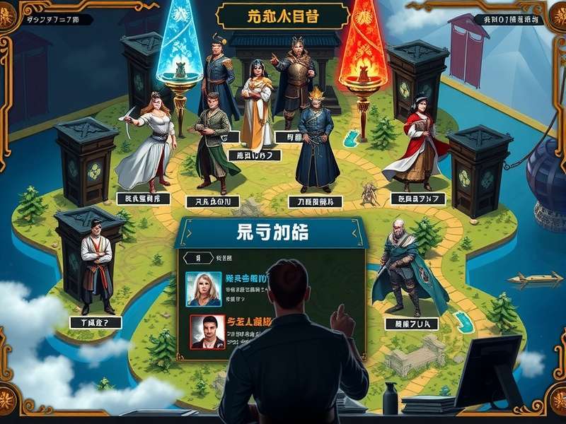 Dakshin Kings Strategic Map Interface Dakshin Kings gameplay screenshot showing strategic map view