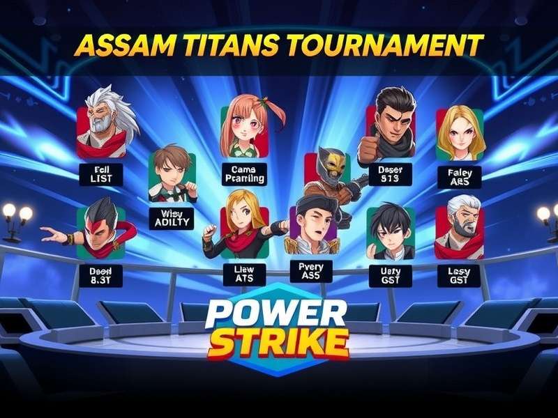 Competitive Tournament Scene for Assam Titans Power Strike Assam Titans Power Strike Esports Tournament
