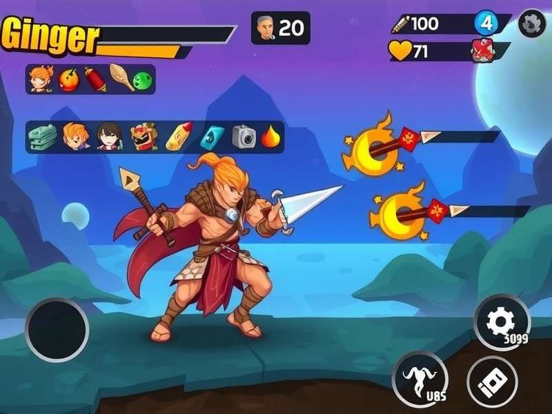 Ginger Warrior Fierce Frenzy character customization interface