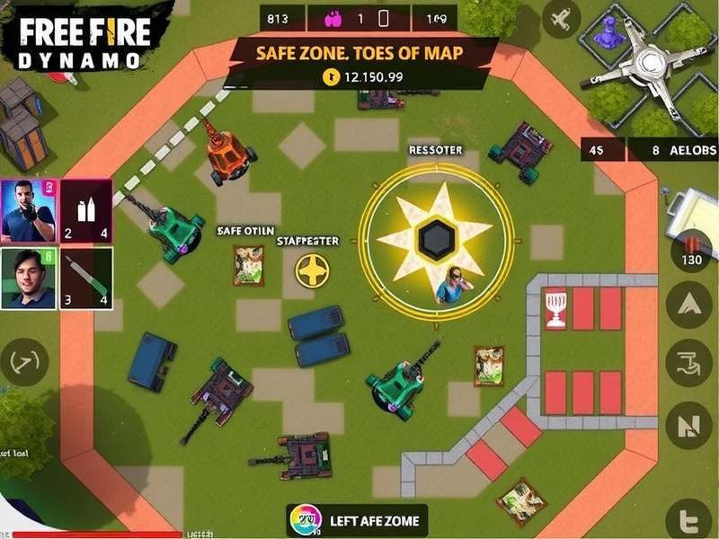 Free Fire Battle Dynamo strategic positioning