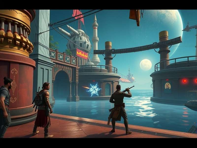 Vada Splendid Voyager gameplay screenshot showing character exploration