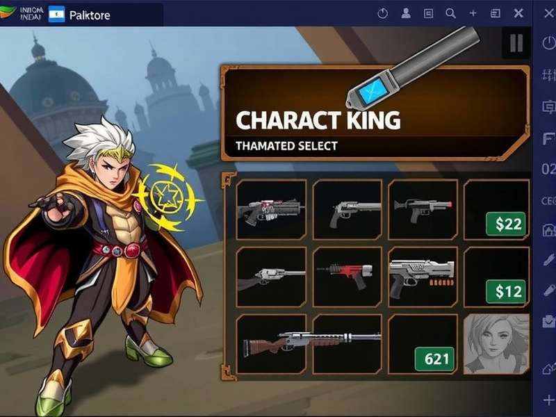 India Clutch King weapon selection interface