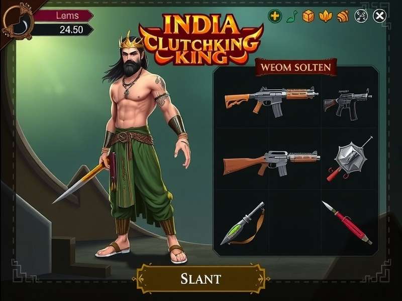 India Clutch King gameplay screenshot showing character in action