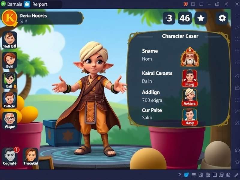 Barnala Heroes gameplay screenshot showing character in action