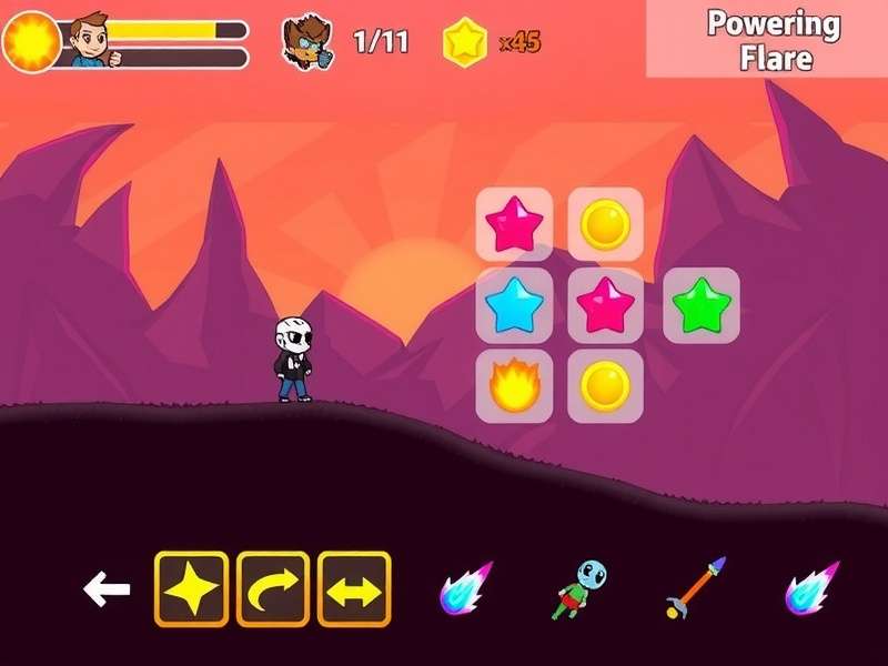 Sunburst Runner Gameplay Screenshot