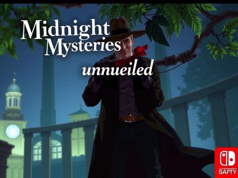 Midnight Mysteries Unveiled - Official Game Art Midnight Mysteries Unveiled Game Cover Art