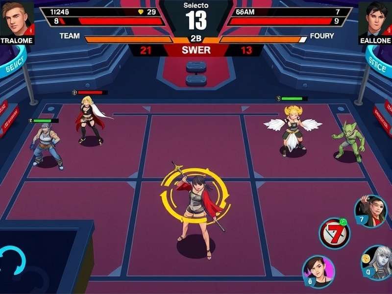 Fierce Challengers gameplay screenshot showing character selection
