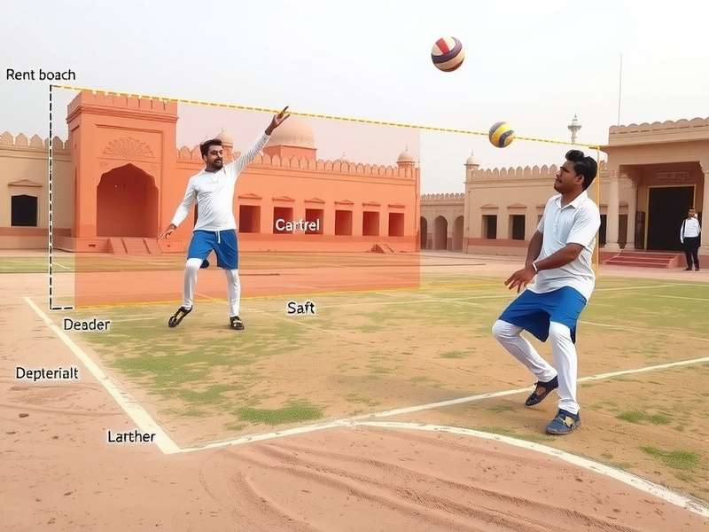 Punjabi Volley Rulers player demonstrating advanced defensive technique
