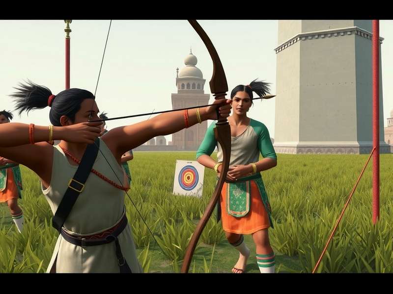 India Bow Champion cultural elements and traditional designs