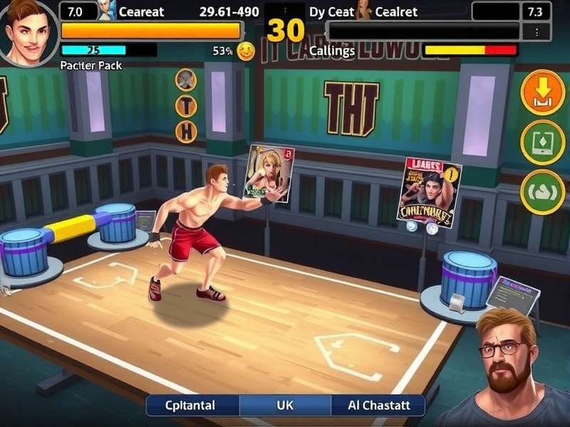 Bay Bash Gameplay Interface Bay Bash gameplay screenshot showing character selection and interface