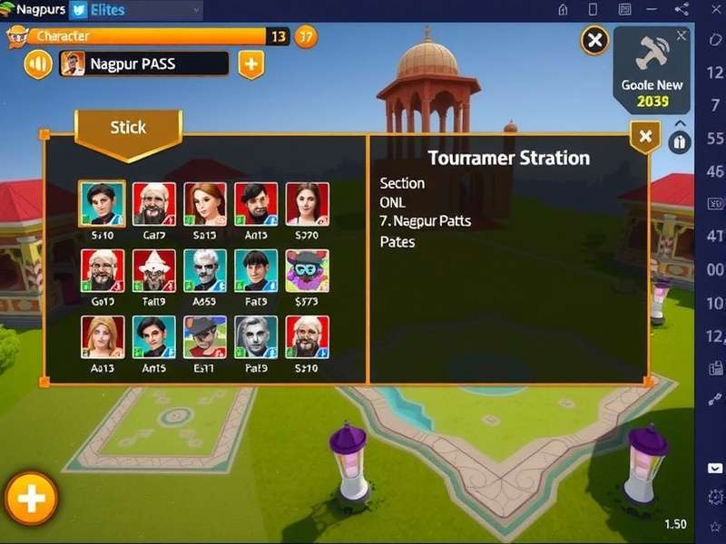Nagpur Pass Elite gameplay screenshot showing strategic interface