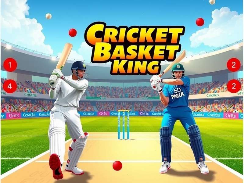 Cricket Basket King Feature Showcase Cricket Basket King feature showcase displaying customization options