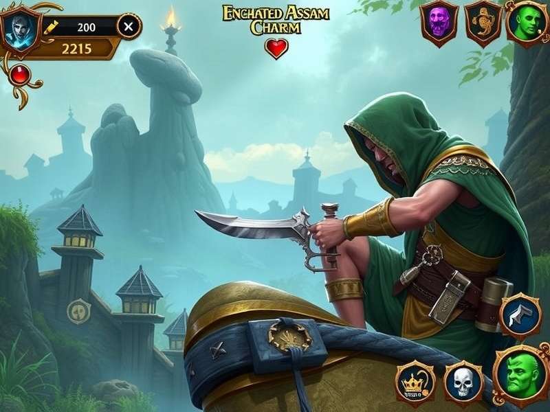 Enchanted Assam Charm character customization and skill tree