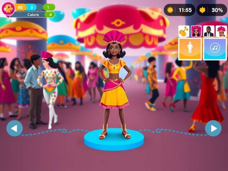 Character Customization in Fiesta Jubilation Journey Fiesta Jubilation Journey character customization interface