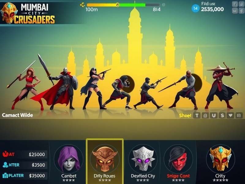 Mumbai City Crusaders gameplay screenshot showing combat and exploration