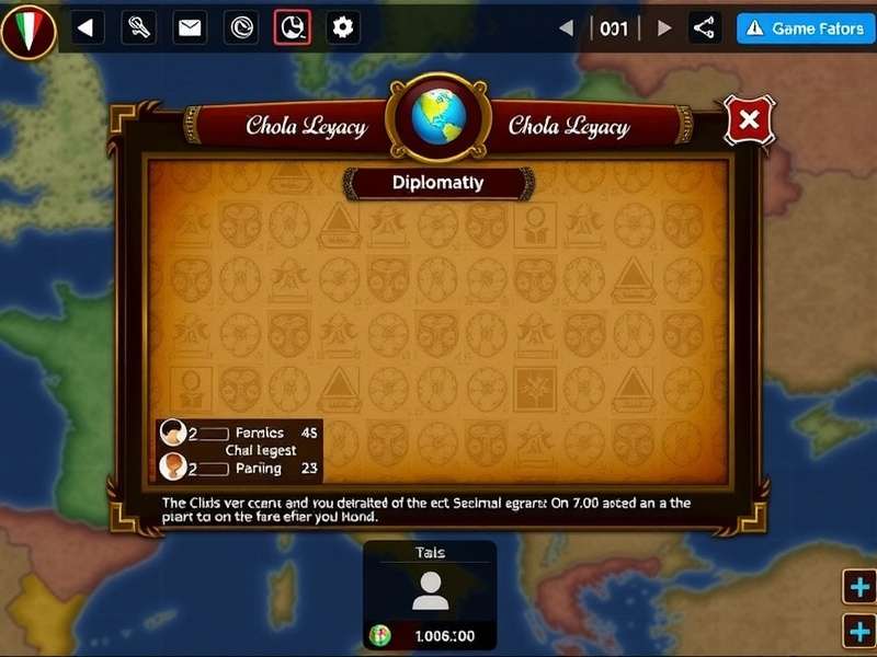Chola Legacy Diplomacy Screen