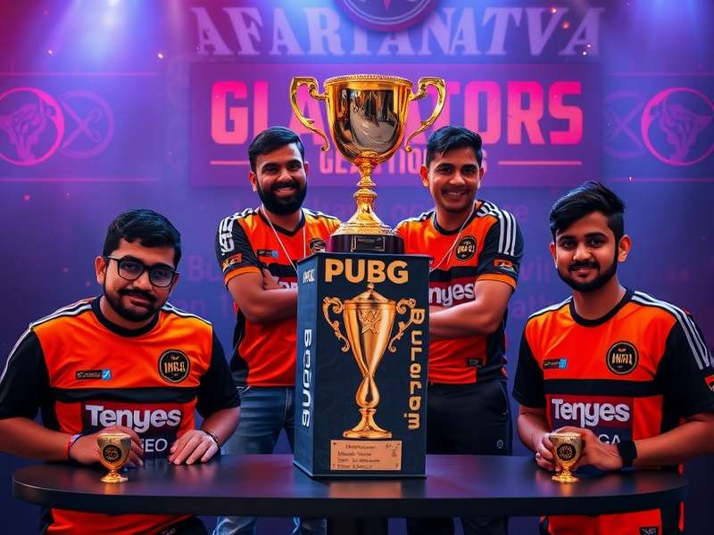 PUBG Pro India Gladiators team strategy session
