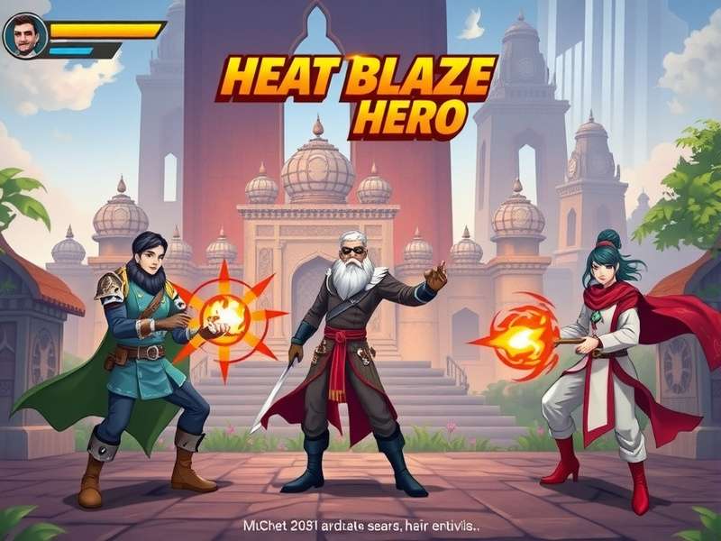 Heat Blaze Hero game environment showing Agnipur city