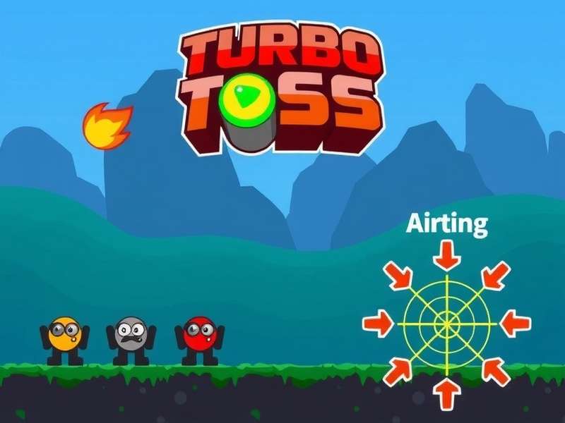 Turbo Toss Champs gameplay screenshot showing tossing mechanics