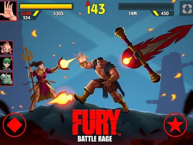 Fury Warfront Battle Rage character selection screen