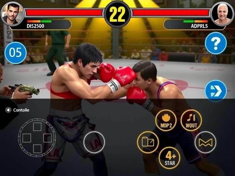 Boxing Champion Legend Gameplay Boxing Champion Legend gameplay screenshot showing intense boxing action