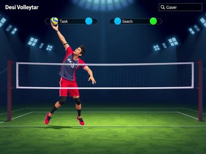 Desi Volley Star Character Selection Desi Volley Star character selection screen