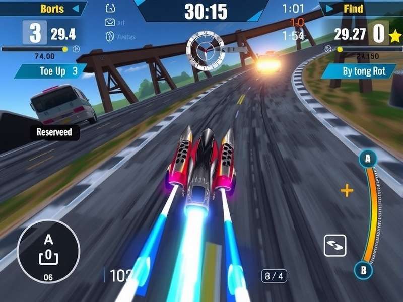 Vehicle Customization in Lightning Sprint Ace Lightning Sprint Ace vehicle customization screen showing various upgrade options