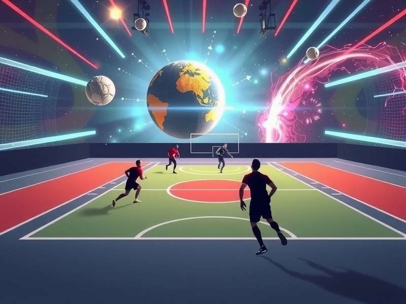 Cosmic Clash Handball court layout with scoring zones Cosmic Clash Handball court dimensions and scoring zones