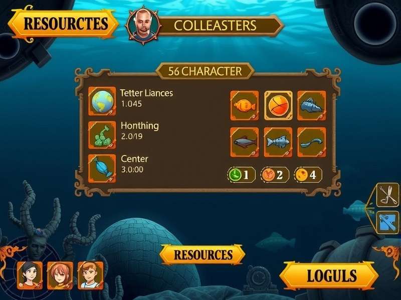 Undersea Odyssey Ace gameplay screenshot showing underwater environment