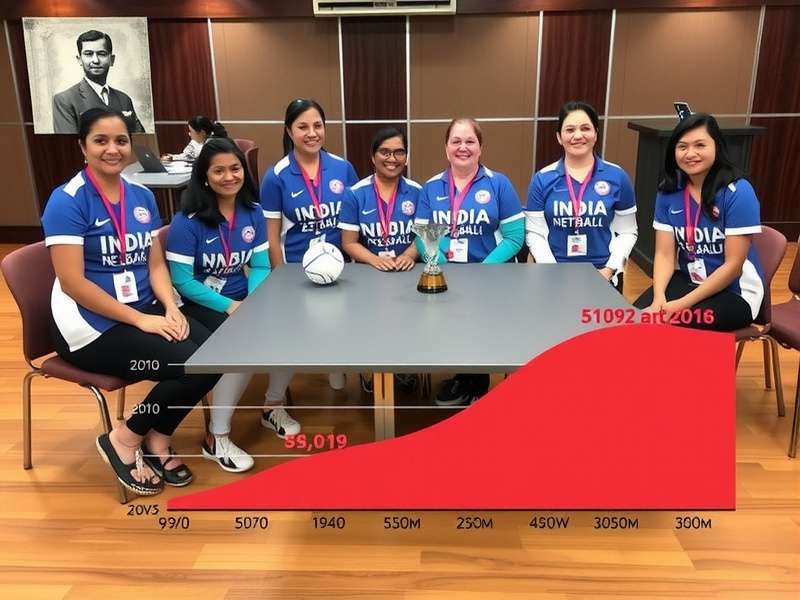 India Netball Vanguard team in action during national championship